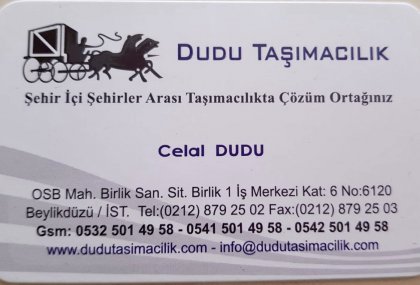 DUDU TAŞIMACILIK